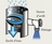 Collecteur eau de pluie SPEEDY Eco rond SABLE (sans découpe de gouttière) 