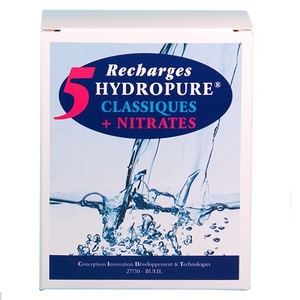 5 recharges filtrantes (filtre Classique + Nitrates) - HYDROPURE  RCN